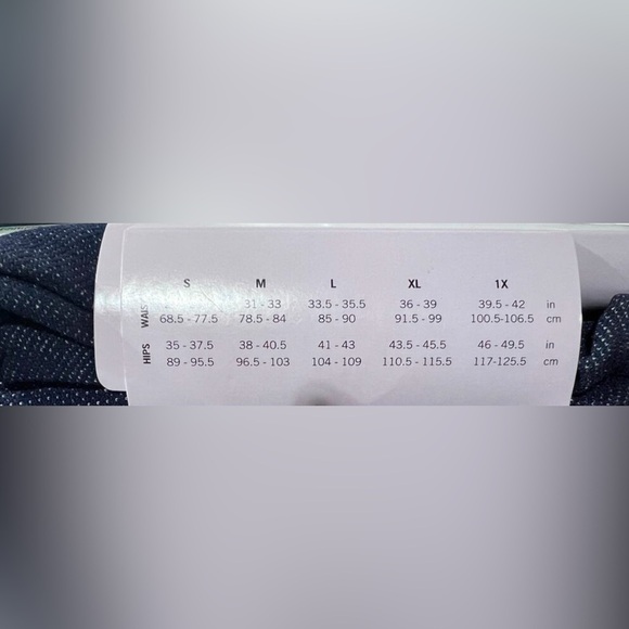 New Love Your Assets by Sara Blakely Seamless Leggings Denim Wash Style 2540 XL - Picture 3 of 5